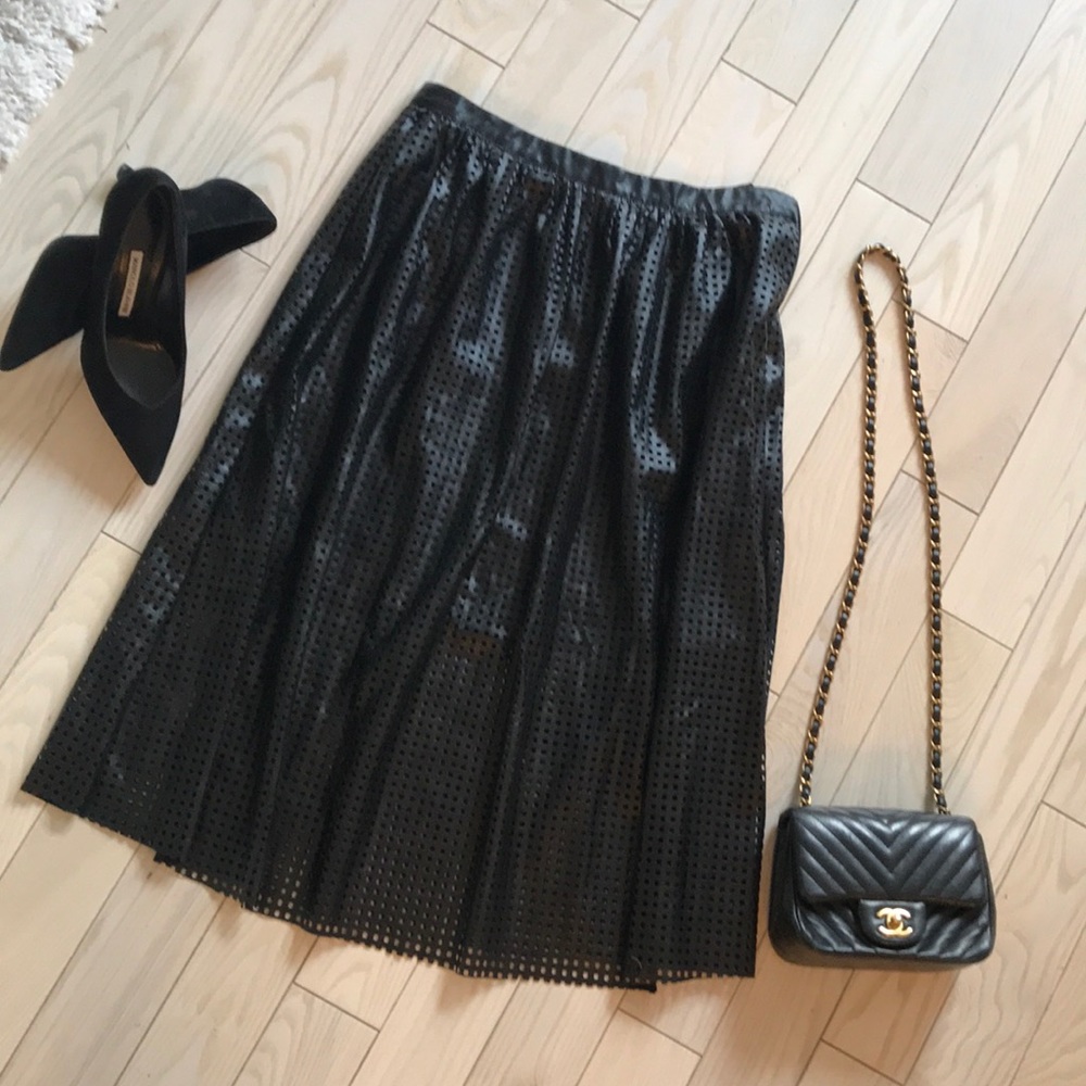Brand new Piperlime faux leather skirt